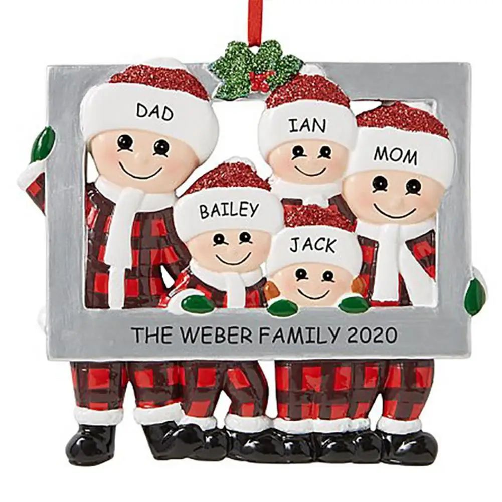 

Personalized Name Christmas Ornament Kit 2020 Quarantine Family Christmas Decorating Kit Creative Gift