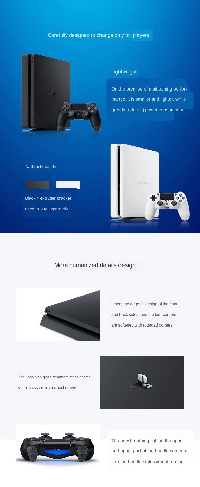 US $580.00 HighEnd Host Game Machine For PS4 Brand New Original SLIM