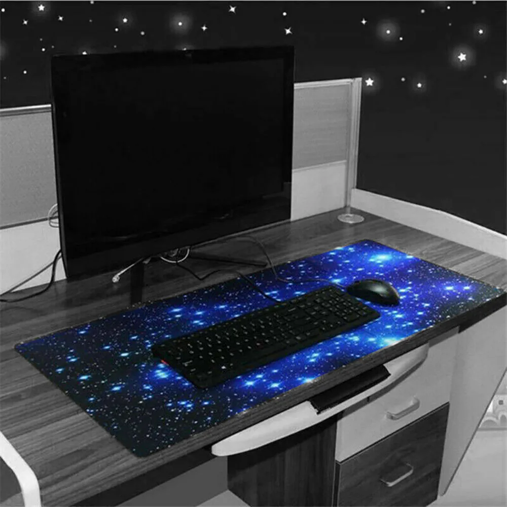 Большой игровой коврик для мыши XXL геймерский клавиатуры и Противоскользящий из
