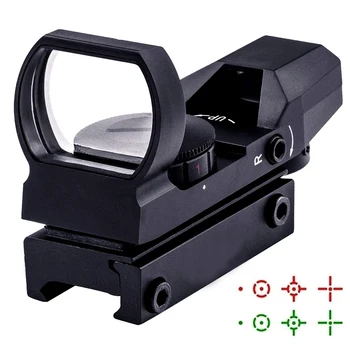 

1X22X33 Red Green Dot Gun Sight Scope Reflex Sight with 20mm Rail