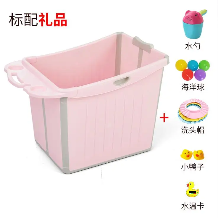 style5 21%Baby Tub Folding Large Swimming Baby Bath Barrel Children Bathing Barrel Bath Barrel Child Bath Tub - Цвет: style5