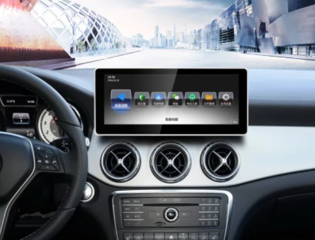 Автомобильный Dvd плеер 10 25 дюйма Android 0 4 Гб ОЗУ 64 ПЗУ gps навигация для mercedes Benz CLA GLA A