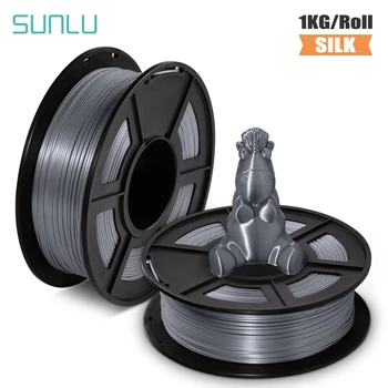 

SUNLU PLA Filament 1.75mm 1kg Grey SILK 3d printer filament sublimation blanks