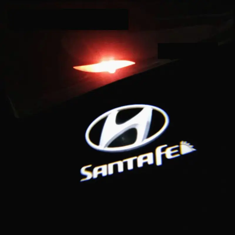 Автомобильный приветственный светильник для современного Santafe 2 шт./компл