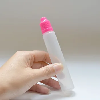 

500pcs 30ml Pen Shape Plastic Needle Bottle With Childproof Caps And Long Tip Empty Pen Style Dropper Vial for E Liquid