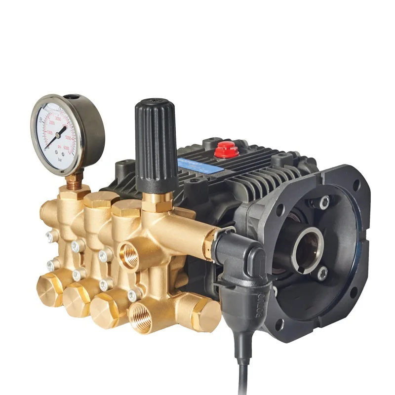 KBM-F3 Brass Triplex  Plunger Road Washing Pump for washer 12-20L 60-180BAR with Pressure Switch