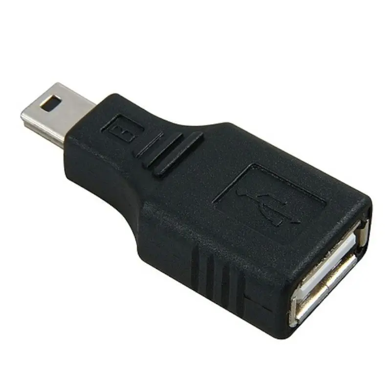 Адаптер OTG черный USB 2 0 A гнездо к Micro B 5 Pin Male mini адаптер 2019 Новый конвертеры для