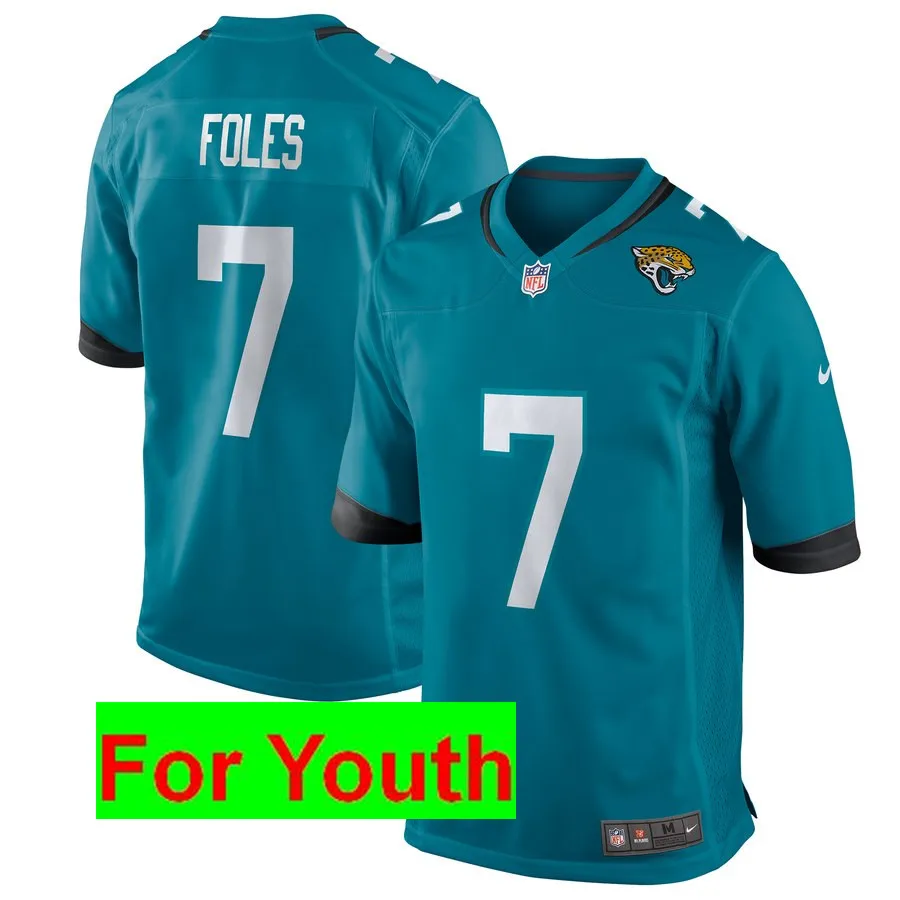 AS PICTURE Mens women kids youth Jacksonville#7 Nick Foles jerseys - Цвет: AS PICTURE