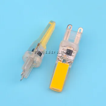 

G9 Led Lamp Replace Halogen-Light Silicone-Bulb Leds 220V G4 COB 6W 9W 12W AC/DC12v AC110V-220V