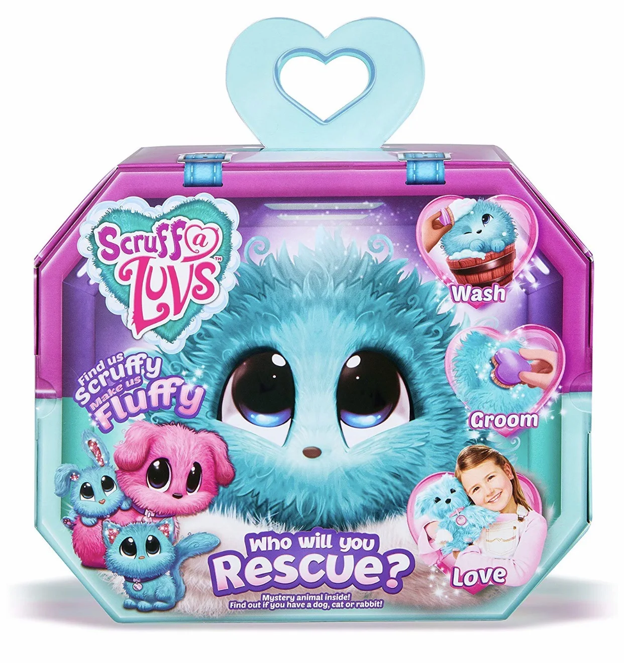 Хит, кто спасет вас, игрушки-сюрприз, мыть плюшевое домашнее животное, собака, кошка, кролик, случайная модель, игрушки для детей, девочка, удивленная, рождественский подарок