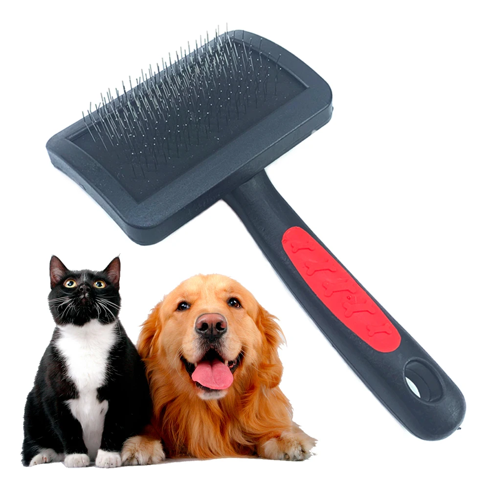 Mejores Ofertas Herramienta de masaje con agujas para aseo de mascotas, peine para perros, gatos y cachorros, herramienta de aseo OMZKjX3eD