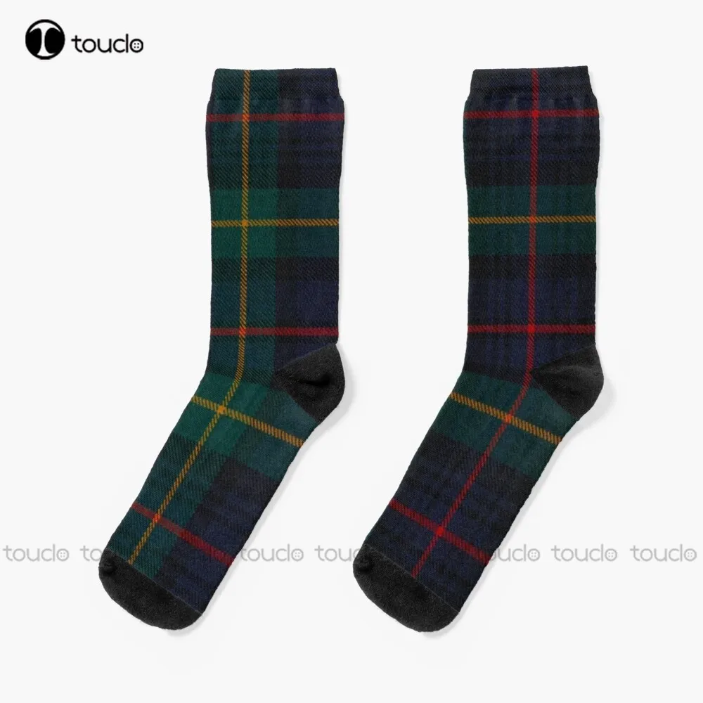 

Farquharson Scottish Tartan Socks Black Soccer Socks Christmas New Year Thanksgiving Day Gift Unisex Adult Teen Youth Socks