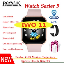 Спортивные часы SmartWatch IWO 11 водонепроницаемые gps умные часы для женщин и мужчин часы 5 для ios apple Iphone 9 11 X Android телефон PK IWO 12/10