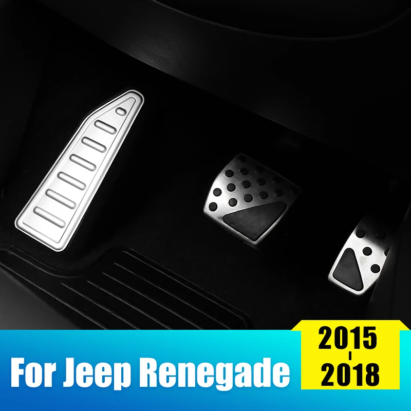 Автомобильная подставка для педали тормоза из алюминиевого сплава чехол Jeep Compass