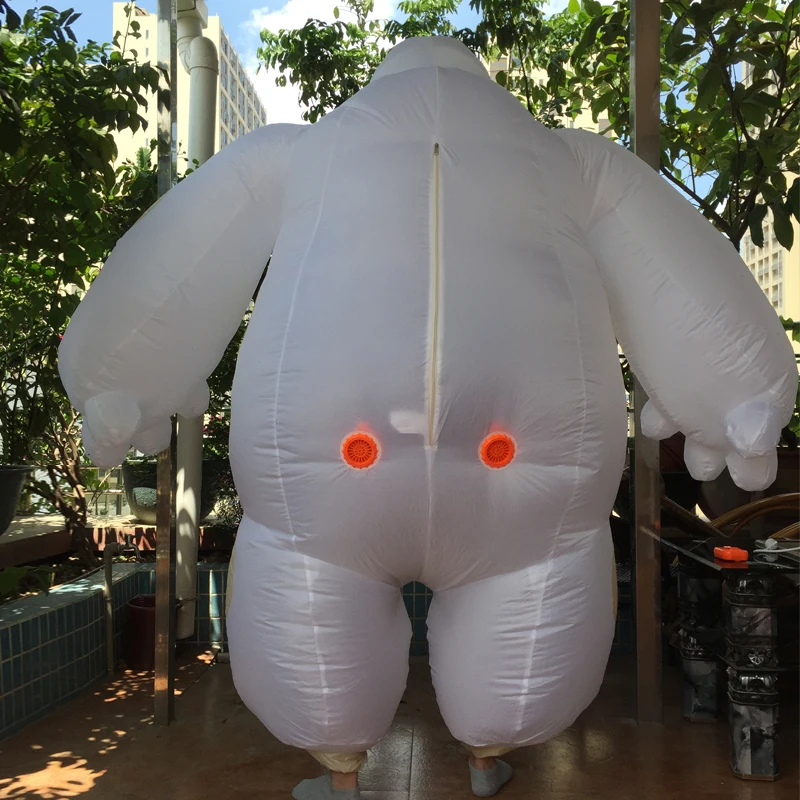 New Big Hero 6 Mascot Full Body Costume Baymax Inflatable Halloween Cosplay For Carnival Fancy Dress (2)