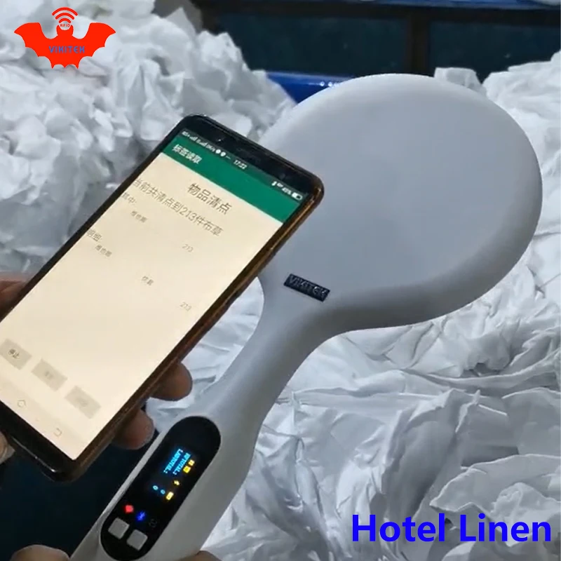 UHF RFID портативный считыватель плотных тегов для чтения кодер bluetooth льняная одежда