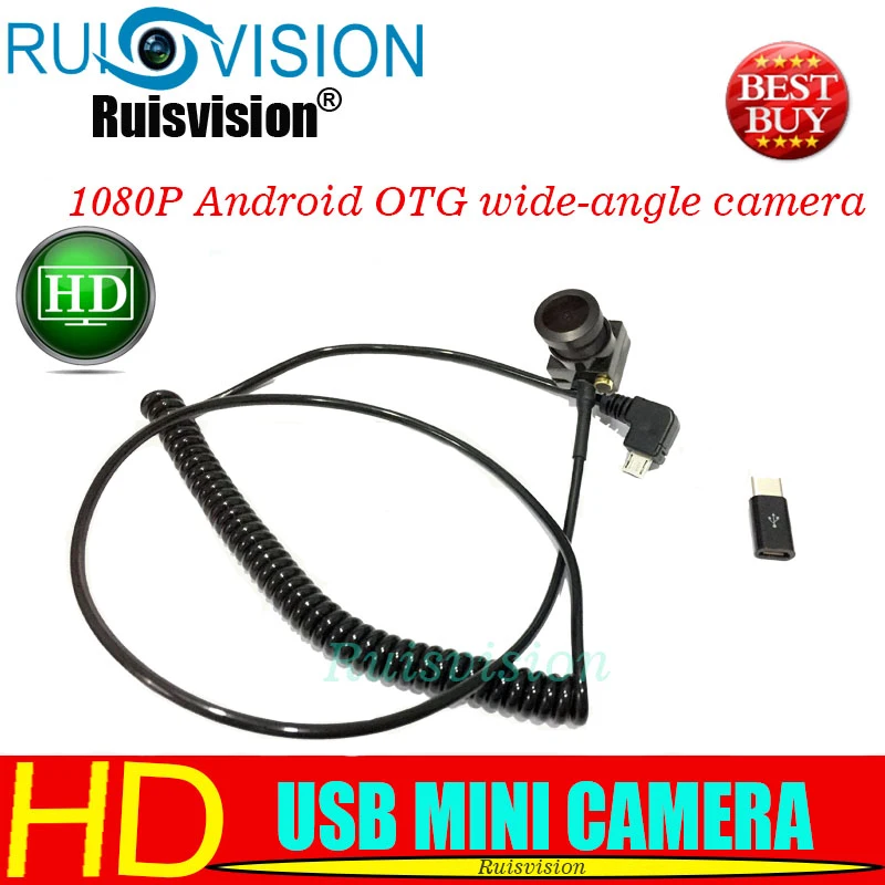 Мини HD 1080 P/2MP Android широкоугольный микро USB камера мобильный micro USB безопасность OTG видеокамера для использования Android мобильный телефон