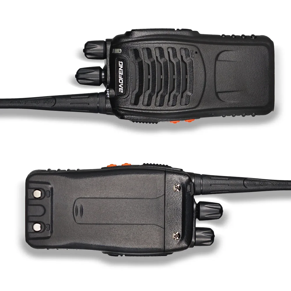 2 шт Baofeng BF-888S Walkie Talkie BF888s двухстороннее радио 5 Вт UHF 400-470 МГц Comunicador передатчик приемопередатчик 1-5 км Диапазон разговора