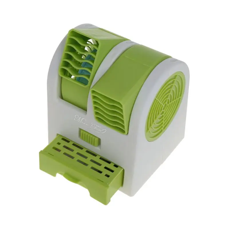 R9UD Portable Mini Bladeless Fan Adjustable Double Air Outlet Desktop USB Cooling Fans | Бытовая техника