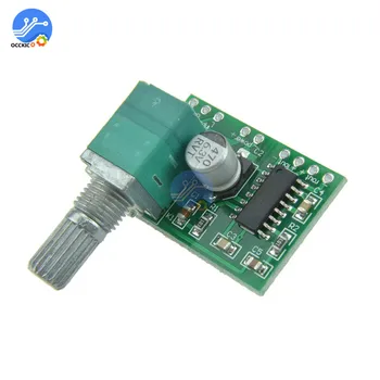 

PAM8403 Digital Audio Amplifier Board Dual Channel DC 5V 3Wx2 with Potentiometer Switch Volume Control Stereo USB Power
