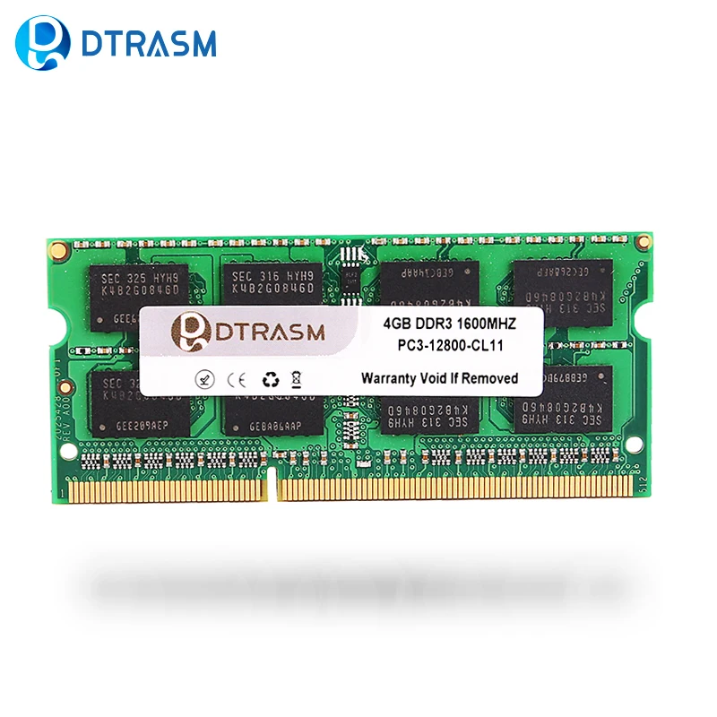 DDR3 4 ГБ 8 1333 МГц 1600 SO-DIMM ноутбук RAM 204Pin память ноутбука | Компьютеры и офис