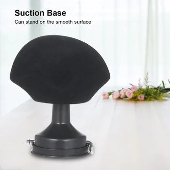 

Wig Making Stand for Holding Displaying Hat Styling Hair Wig Holder Stand with Suction Cup Hairdressing Practice Stand