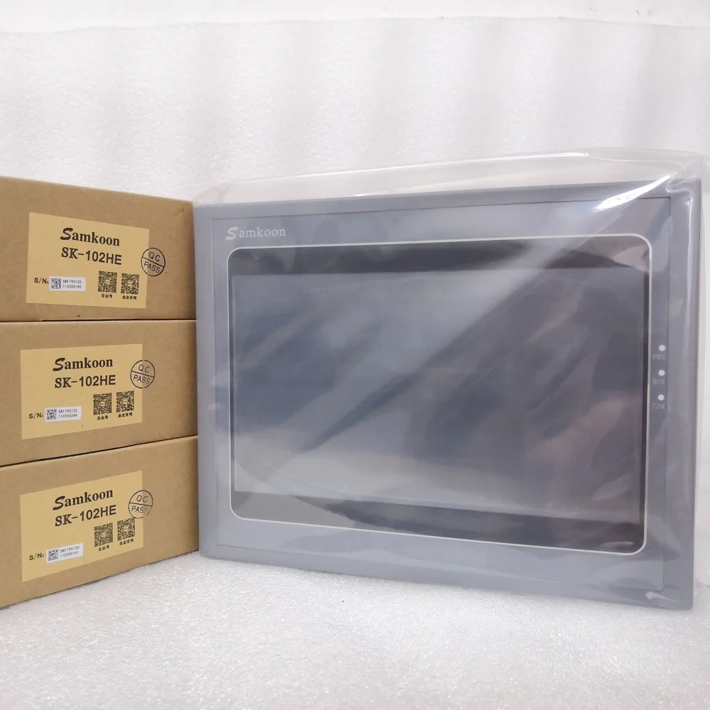 touch screen HMI TP touch screen new brand Samkoon 10 inch for industrial PLC with RS232+ USB+touch panel SK-102HE