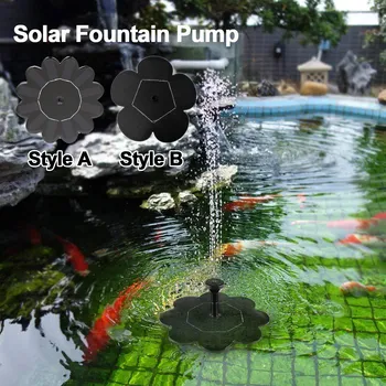 

Solar Powered Fountain Outdoor Bird Bath Watering Submersible Pump for Garden Park Pond Patio Aquarium Pool