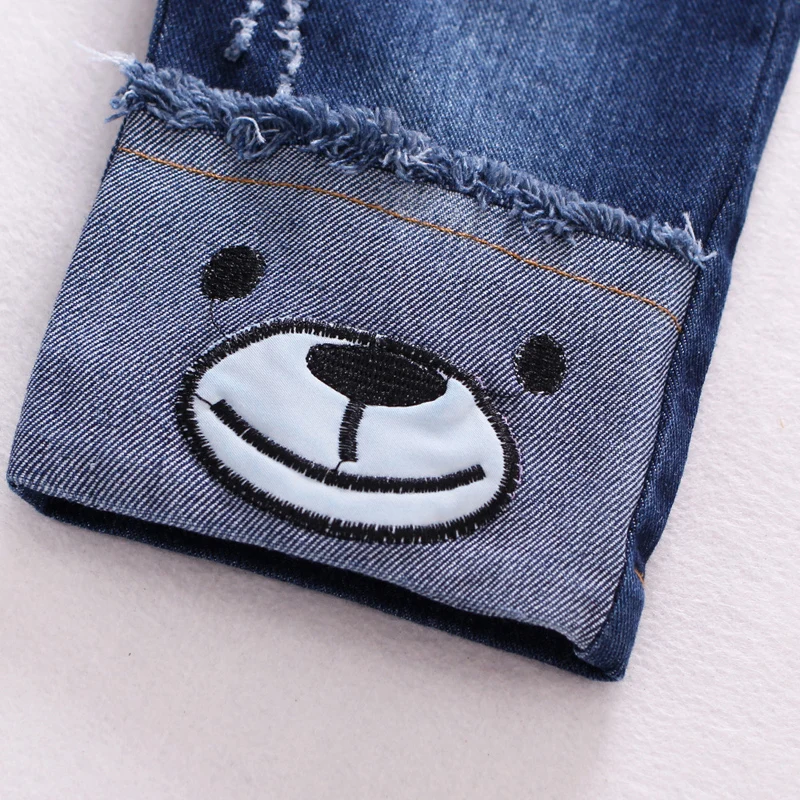 DIIMUU 1 2 3 Years Toddler Boys Denim Pants Baby Long Overalls Dungarees Kids Boy Jeans Jumpsuit Boys Bottoms Trousers Clothing