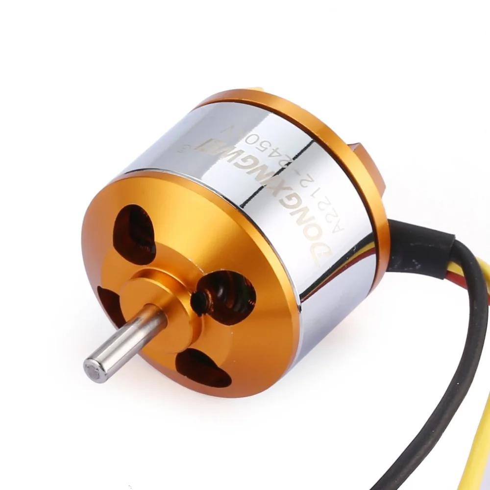 A2212 2450KV 2-3S Outrunner бесщеточный двигатель для RC FPV беспилотный летательный аппарат самолет Мультикоптер 6x3 пропеллер