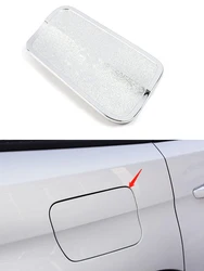 Couvercle de bouchon de réservoir de carburant pour Peugeot 5008 2017 2018 2019 2020, cadre de décoration ABS chromé carbone, accessoires extérieurs 