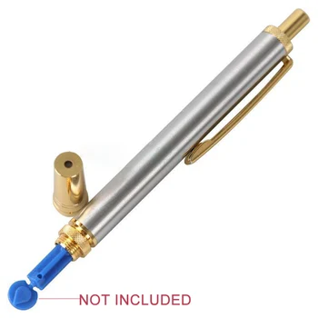 

1pcs Stainless Steel Lancet Point Massager Pen Bloodletting Pen Massage Needle Holder For Blood Glucose Meter Test