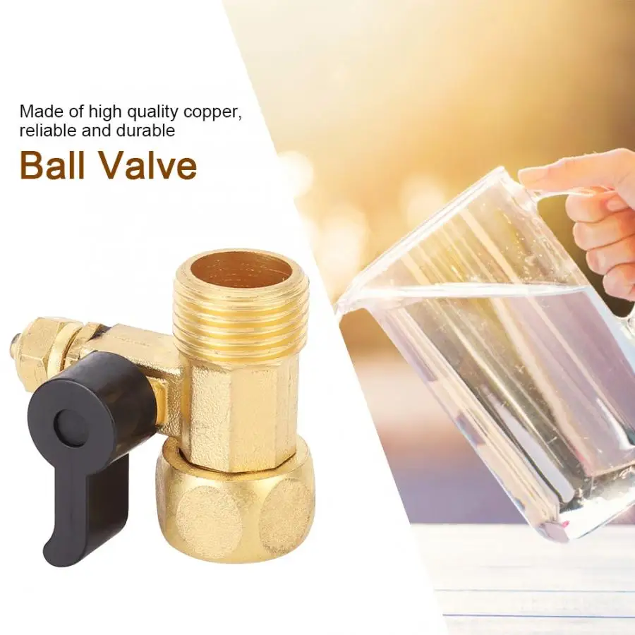 Очиститель воды клапана G1/4in Медь 3 ходовой шаровой кран очиститель воды деталь клапана аксессуары электрический магнитный клапан