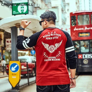 

Big size Men's Wear super Fat Man Plus Fat Plus Leisure Loose Printing Insert Shoulder Long Sleeve Season