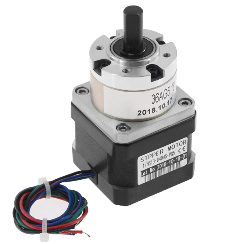 

5:1 Planetary Gearbox Stepper Motor Nema 17 Gear Stepper Motor 0.4A for DIY CNC Robot 3D Printer 17HS13-0404S-PG5