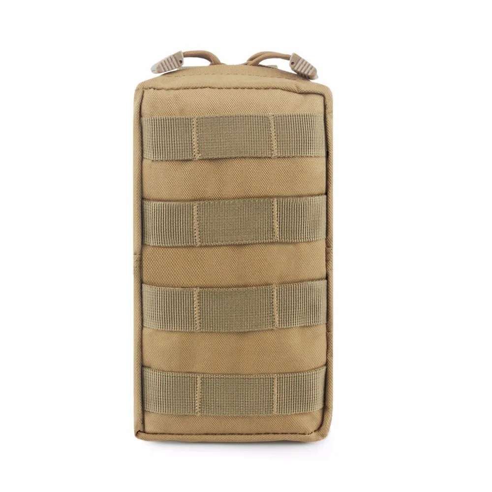 Tan Тактическая Сумка Molle EDC нейлоновая поясная сумка Охотничий пояс жилет рюкзак прикрепить Сумка оборудование гаджет для использования на открытом воздухе охотничий аксессуар - Цвет: Tan