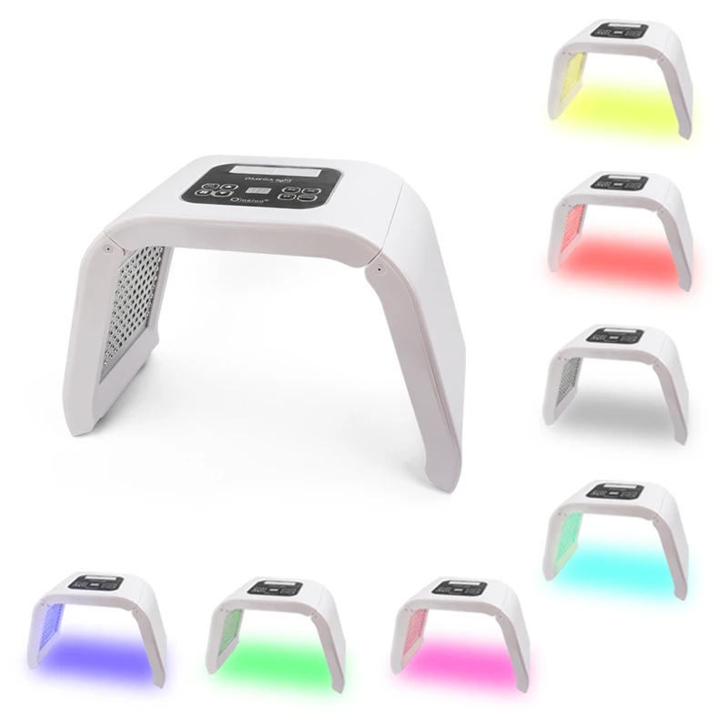 7 Colors PDT Профессиональный 7 цветов PDT светодиодный светильник для лица терапия устройство для омоложения кожи спа средство для удаления акне против морщин косметическое лечение - Цвет: 7 Colors PDT