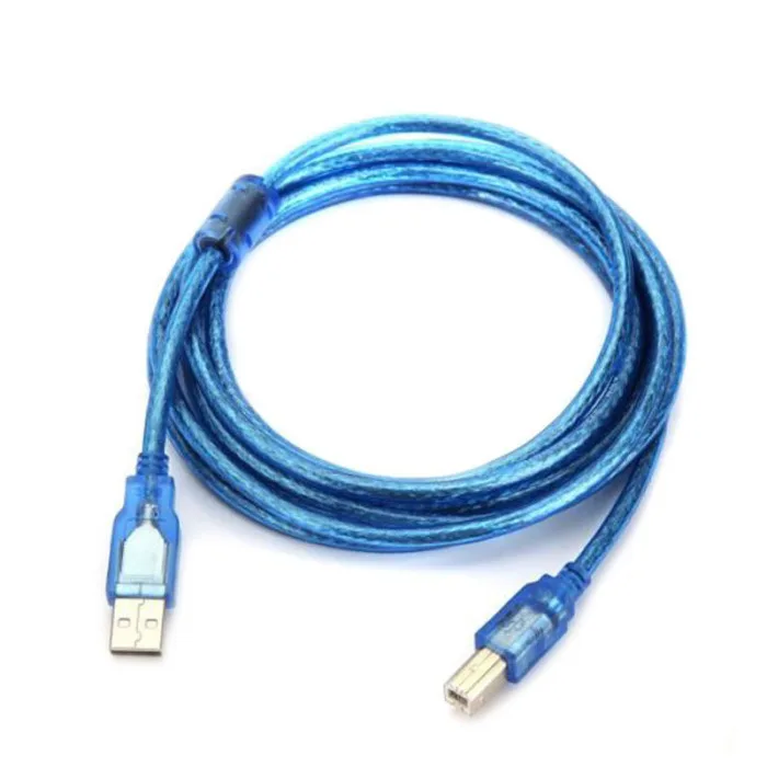 3 м USB 2,0 A к B Мужской m/M принтер для печати кабель для высокоскоростной передачи данных iphone зарядное устройство переменного тока сканер LHB99