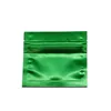 7.5*6.3cm Heat Seal Aluminum Foil Ziplock Bags Flat Zip Lock  Package Bag Retail Plastic Foil Zip Bags 6