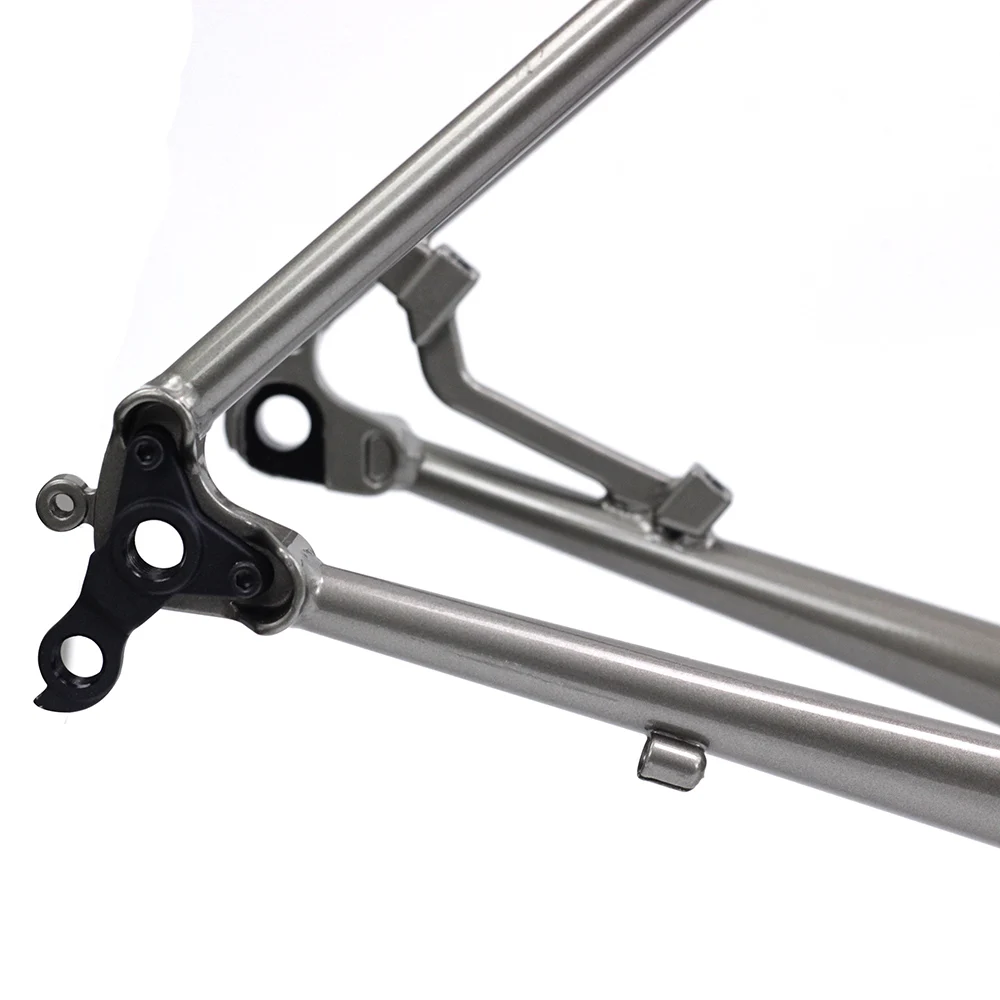 Хромированная рама для дорожного велосипеда, велосипедная Рама, Карбоновая вилка, внутренний кабель через ось Cr-mo, стальная рама для велосипеда CX Gravel