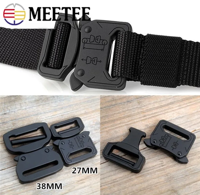 Металлическая сумка Meetee 27 мм/38 мм ремень для рюкзака быстросъемная Пряжка собаки