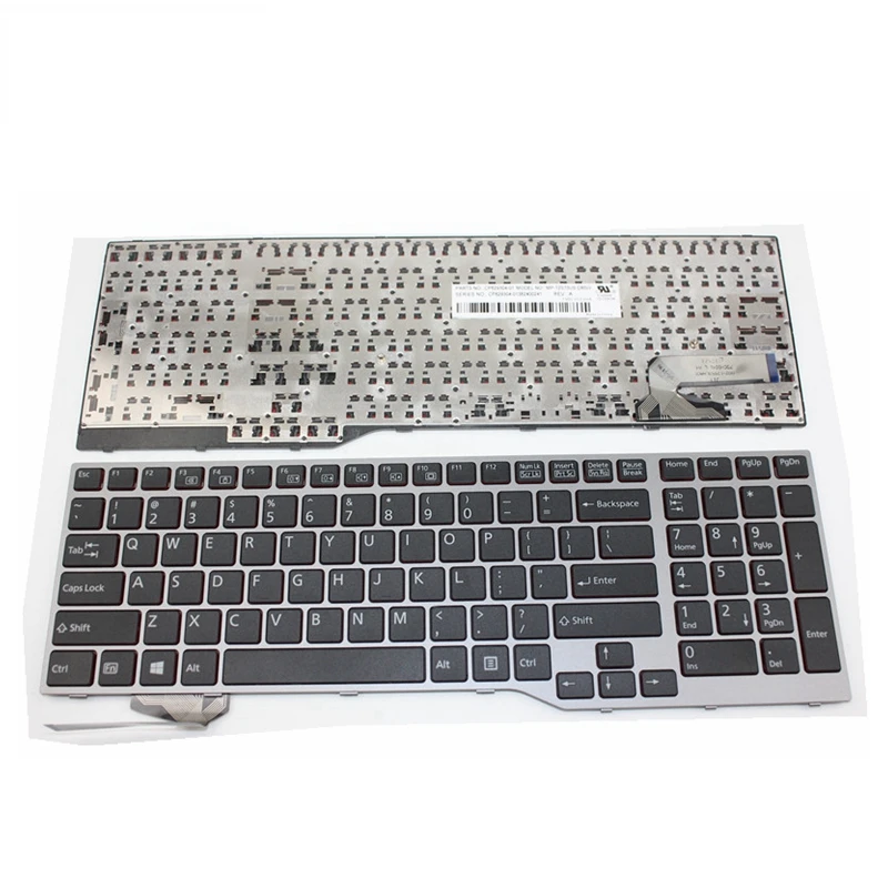  US keyboard for Fujitsu Lifebook E753 E754 E756 laptop keyboard Notebook replacement keyboard