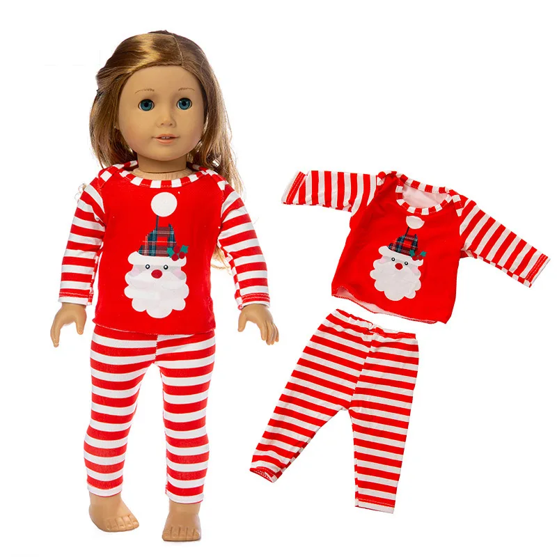 20 видов Одежда для куклы-младенца качественная хлопковая Рождественская одежда комбинезон костюм для 45 см силиконовая кукла-младенец Детские куклы аксессуар