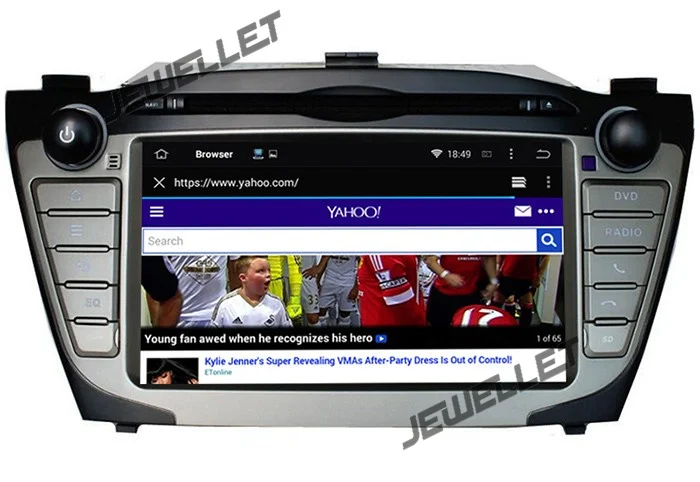 Perfect Octa core IPS screen  Android 9.0 Car DVD GPS radio Navigation for Hyundai ix35 Tucson 2010-2013 with 4G/Wifi,DVR,1080P 1
