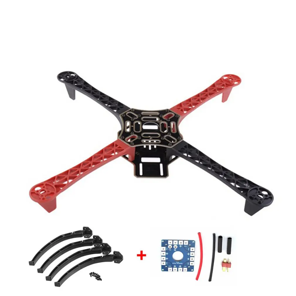 

F450 450 Drone Arm Frame Wheelbase with Landing Gear Wheel Leg 12V Electric Board Kit for RC 4-Axis RC Multicopter Quadcopter