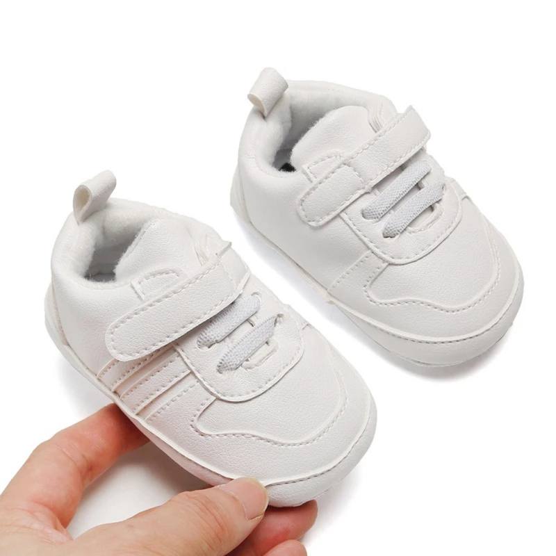 

Baby Boys Girls Anti-Slip Sneakers Toddler Soft Soled Cotton shoes Casual PU Leather Shoes Infant Baby First Walkers