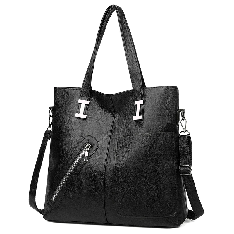 Luxury Handbags Designer Letter Pu Leather Women Shoulder Bags High Capacity Ladies Crossbody Bag Fashion Casual Female Tote Bag