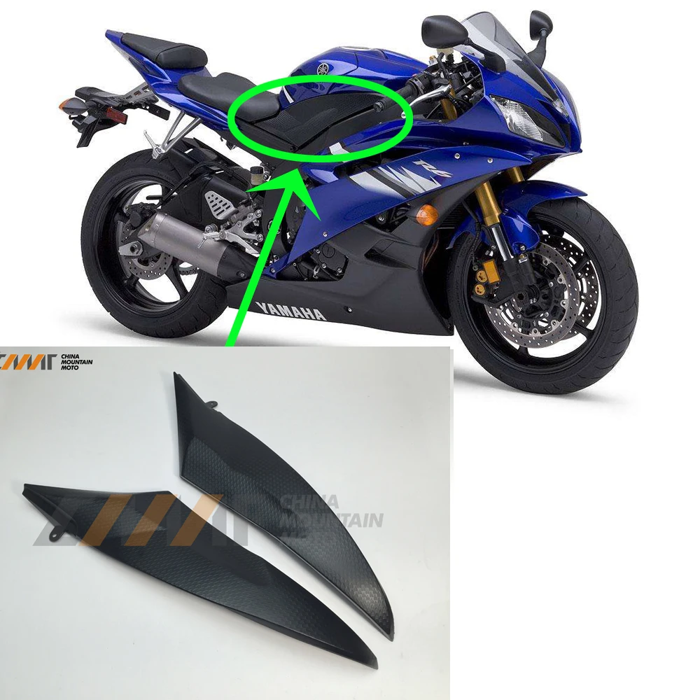 Tank Side Fairing Panel Gas Tank Cover Case For Yamaha Yzf600 R6 2006