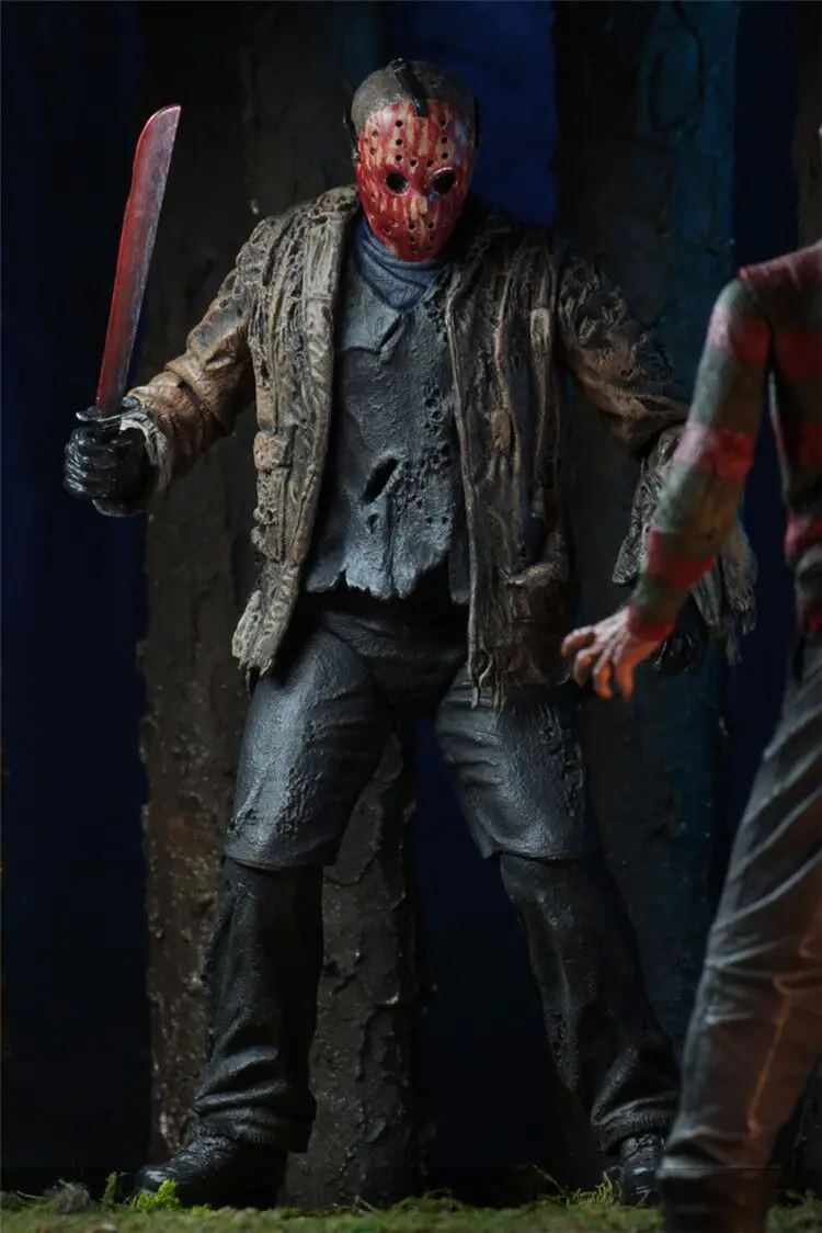 Тип NECA Freddy Jason FVJ Ultimate Friday Джейсон Вурхиз фигурка игрушки ужас модель подарок