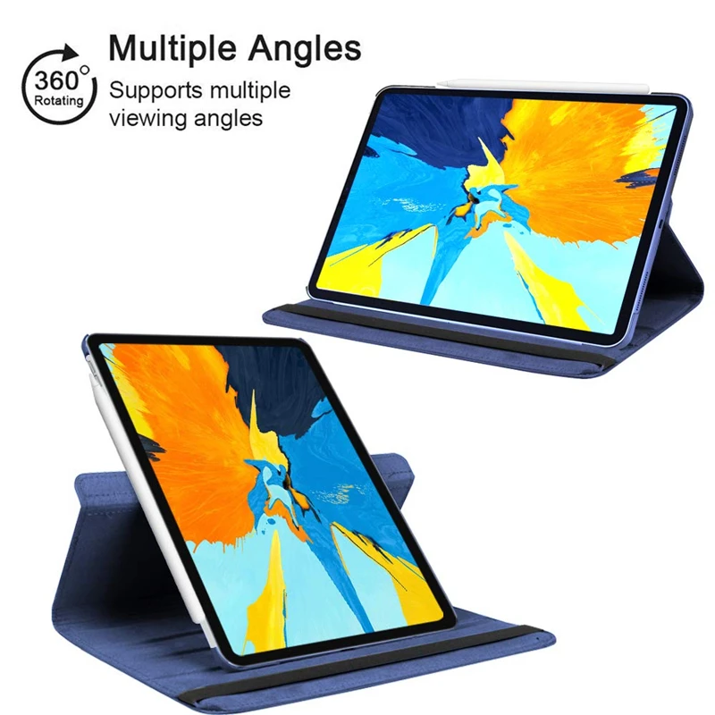 Чехол для iPad Pro 11 A2013 A1980 A1934 вращающийся на 360 градусов умный защитный чехол из